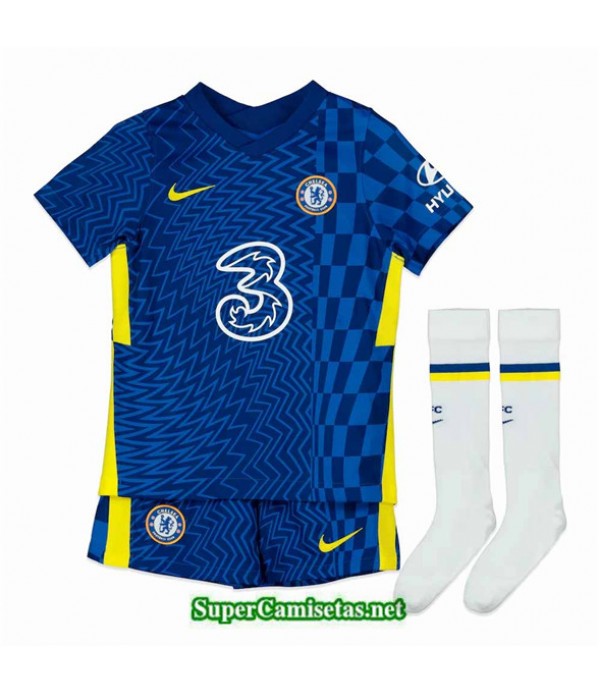 Tailandia Primera Equipacion Camiseta Chelsea Ninos 2021