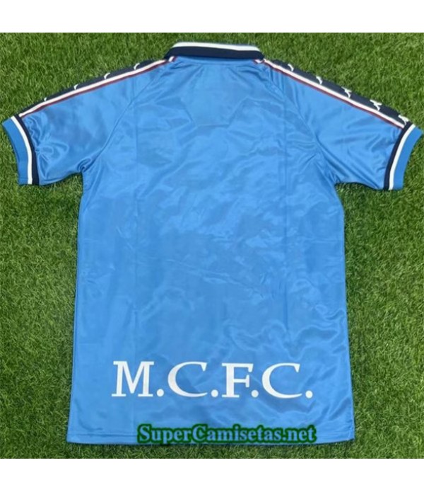 Tailandia Primera Equipacion Camiseta Manchester City Hombre 1998 99