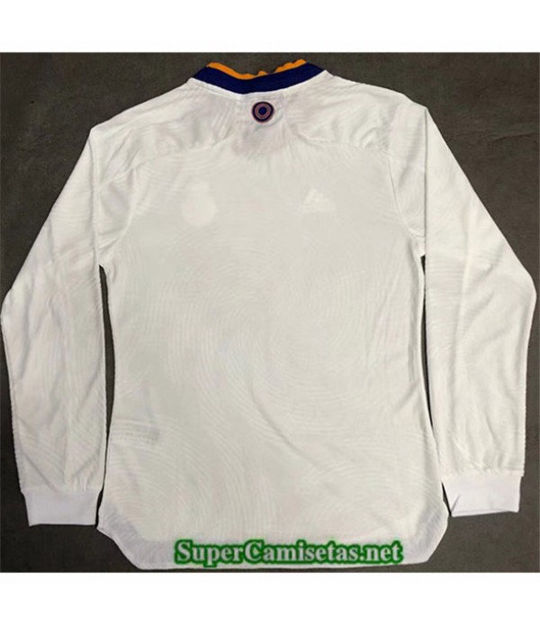 Tailandia Primera Equipacion Camiseta Player Version Real Madrid Manga Larga 2021