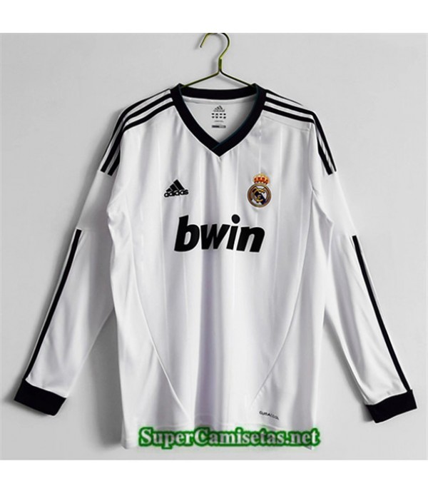 Tailandia Primera Equipacion Camiseta Real Madrid Manga Larga Hombre 2012 13
