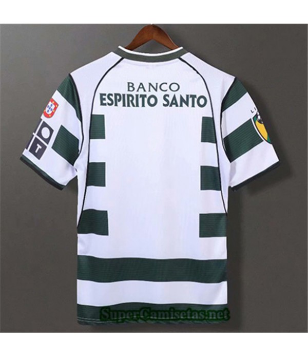 Tailandia Primera Equipacion Camiseta Sporting Lisbon Hombre 2001 03