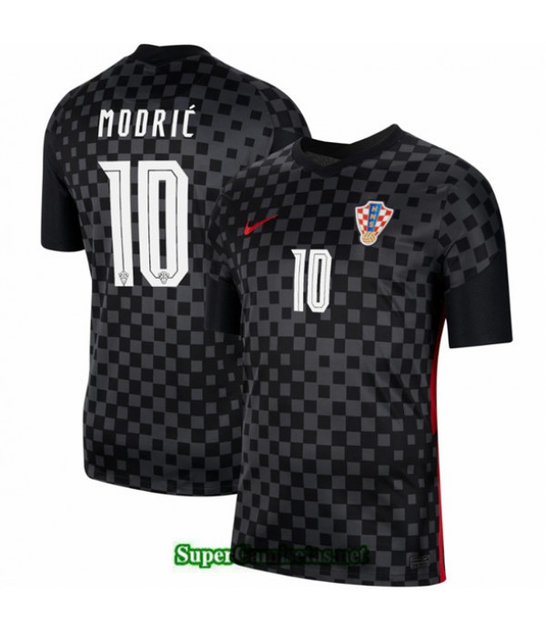 Tailandia Segunda Equipacion Camiseta Croatie Modric 10 Euro 2020