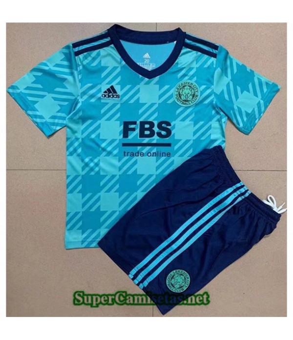 Tailandia Segunda Equipacion Camiseta Leicester City Ninos 2021