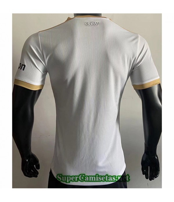 Tailandia Segunda Equipacion Camiseta Player Version Napoli Blanco 2021