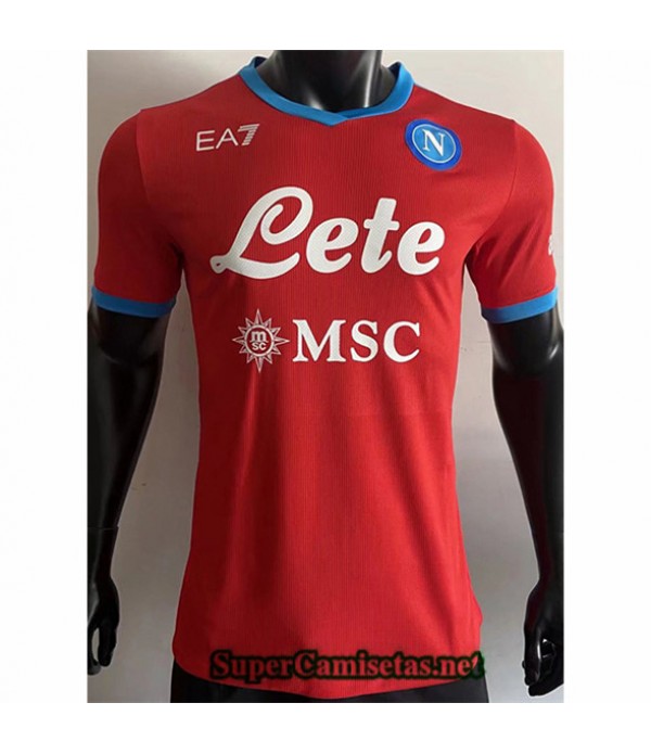 Tailandia Tercera Equipacion Camiseta Player Version Naples Rojo 2021
