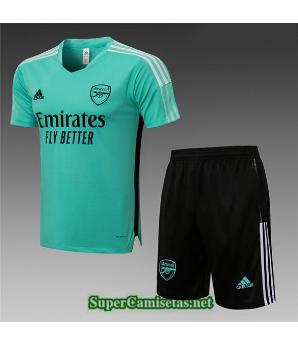 Tailandia Camiseta Kit De Entrenamiento Arsenal Verde 2021/22
