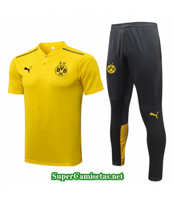 Tailandia Camiseta Kit De Entrenamiento Borussia Dortmund Polo Amarillo 2021/22
