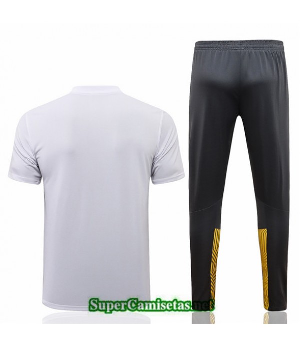 Tailandia Camiseta Kit De Entrenamiento Borussia Dortmund Polo Blanco 2021/22