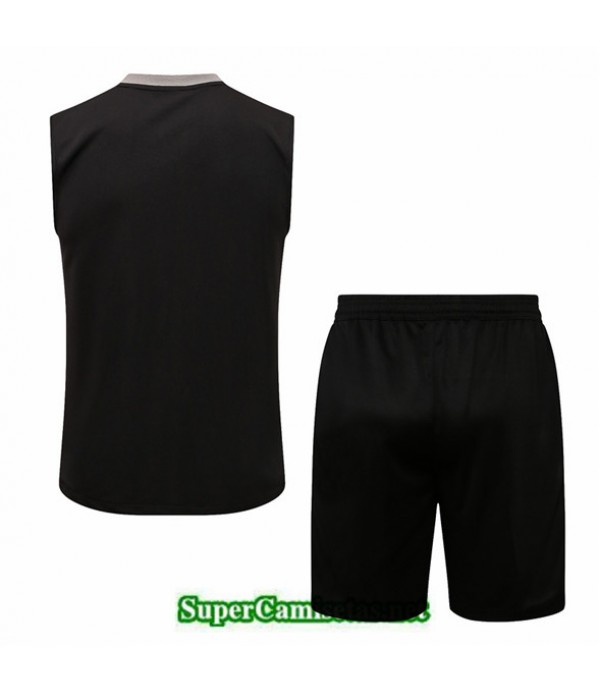 Tailandia Camiseta Kit De Entrenamiento Juventus Debardeur Gris Oscuro 2021/22