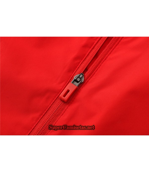 Tailandia Camiseta Psg Chaqueta Rompevientos Rojo 2021/22