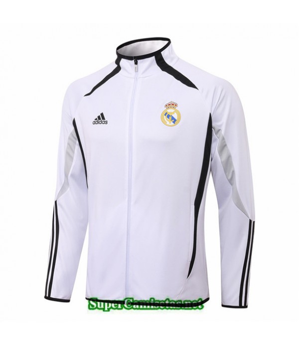 Tailandia Camiseta Real Madrid Chaqueta Marca Compartida Blanco 2021/22