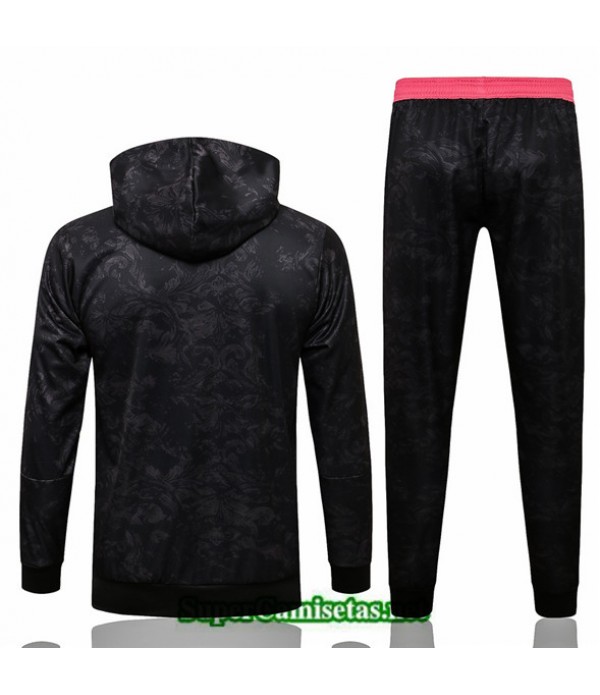 Tailandia Chaqueta Chandal Con Capucha Real Madrid Negro 2021/22
