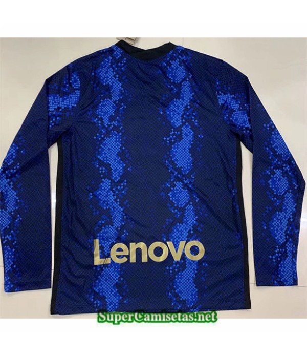 Tailandia Domicile Equipacion Camiseta Inter Manga Larga 2021/22