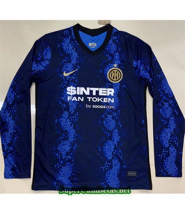 Tailandia Domicile Equipacion Camiseta Inter Manga...
