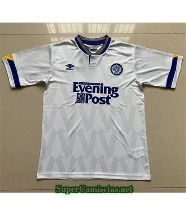 Tailandia Domicile Equipacion Camiseta Leeds United Hombre 1991 92