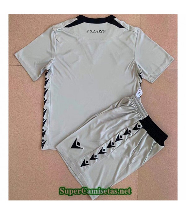 Tailandia Equipacion Camiseta Lazio Enfant Portero Gris 2021/22