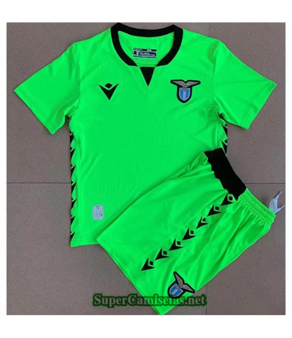 Tailandia Equipacion Camiseta Lazio Enfant Portero Verde 2021/22