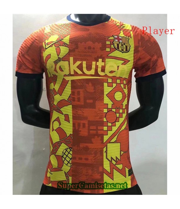 Tailandia Equipacion Camiseta Player Barcelona Nar...