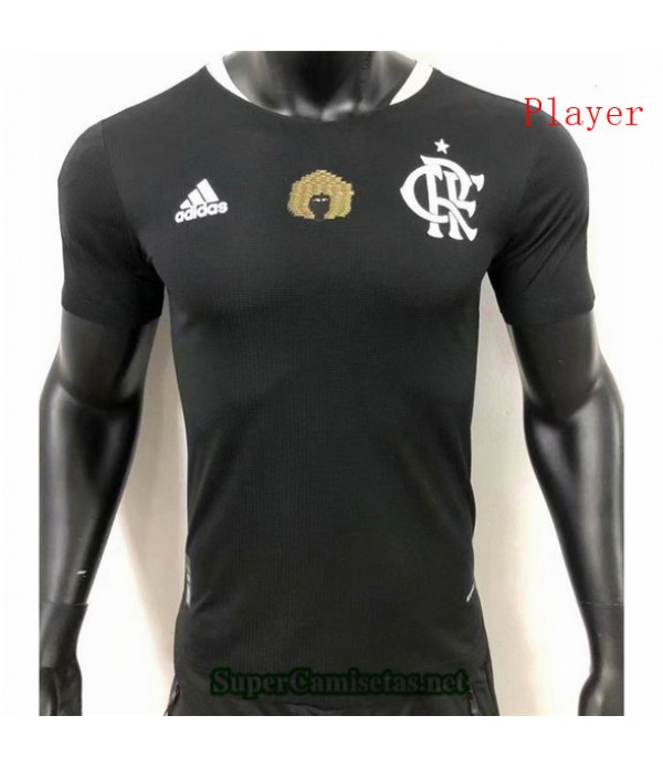 Tailandia Equipacion Camiseta Player Flamengo Negr...