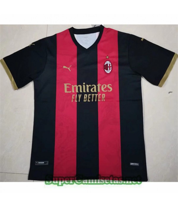 Tailandia Equipacion Camiseta Ac Milan Edición Co...