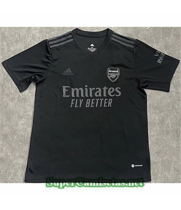 Tailandia Equipacion Camiseta Arsenal Negro 2022/23