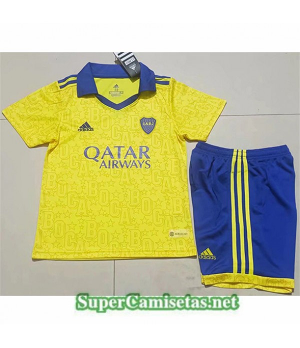 Tailandia Equipacion Camiseta Boca Juniors Enfant Amarillo 2022/23