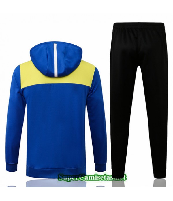Tailandia Equipacion Camiseta Chaqueta Chandal Con Capucha Juventus Azul 2022/23