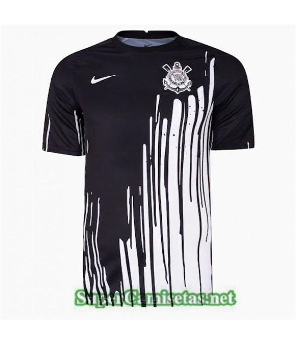 Tailandia Equipacion Camiseta Corinthiens Pre Match Negro 2022/23