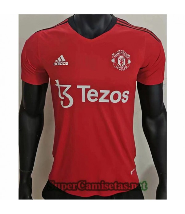 Tailandia Equipacion Camiseta Manchester United Entrenamiento Rojo 2022/23