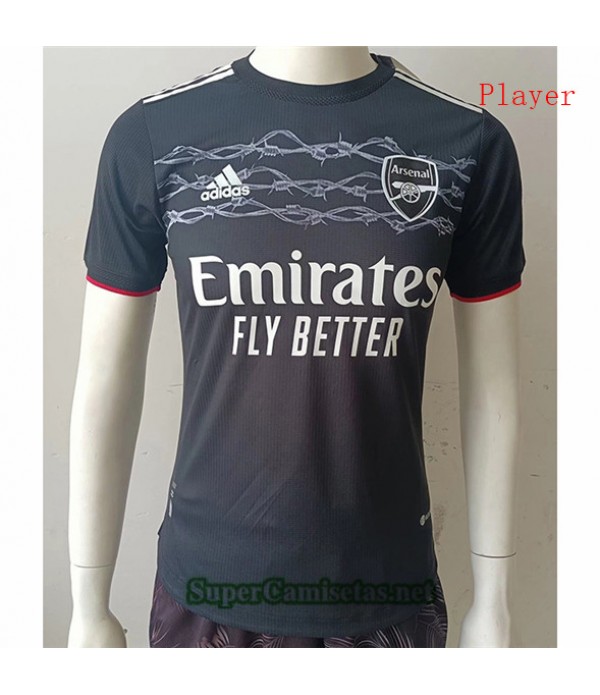 Tailandia Equipacion Camiseta Player Version Arsenal Negro 2022/23