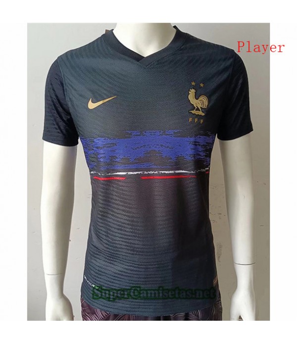 Tailandia Equipacion Camiseta Player Version Francia Azul Marino 2022/23