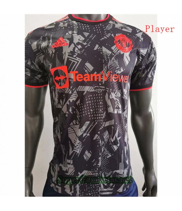 Tailandia Equipacion Camiseta Player Version Manchester United Edición Especial Negro 2022/23