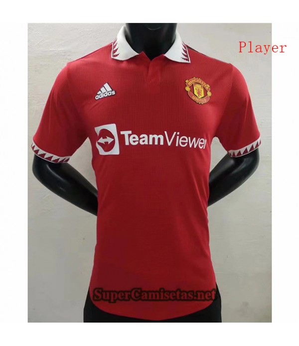 Tailandia Equipacion Camiseta Player Version Manchester United Rojo 2022/23