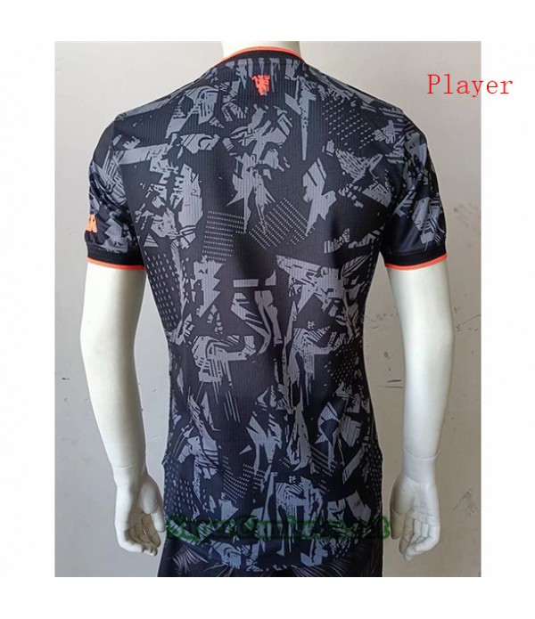 Tailandia Equipacion Camiseta Player Version Manchester United Camouflage Negro 2022/23