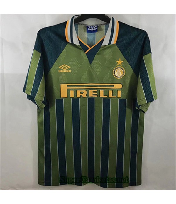 Tailandia Equipacion Camiseta Retro1994 95#inter Milan