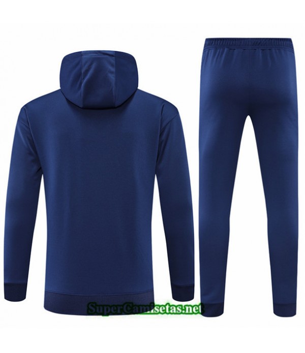 Tailandia Chandal Con Capucha Paris Psg Azul Marino 2022 2023