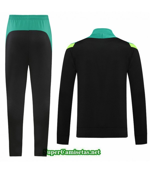 Tailandia Chaqueta Chandal Nike Negro/verde 2022 2023