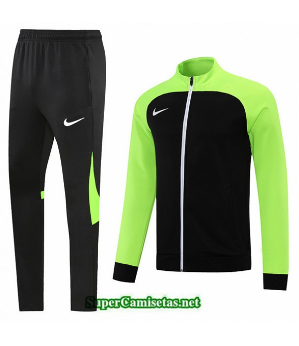 Tailandia Chaqueta Chandal Nike Negro/verde 2022 2...