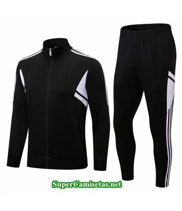 Tailandia Chaqueta Chandal Sans Logo De Marque Negro 2022 2023