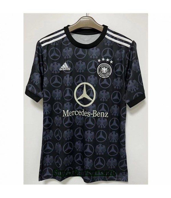 Tailandia Equipacion Camiseta Alemania Negro 2022 ...
