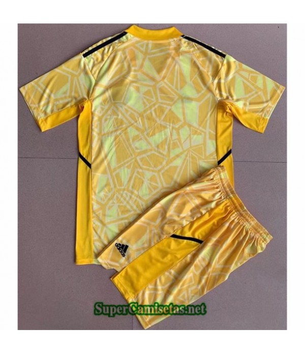 Tailandia Equipacion Camiseta Arsenal Niño Portero Amarillo 2022 2023