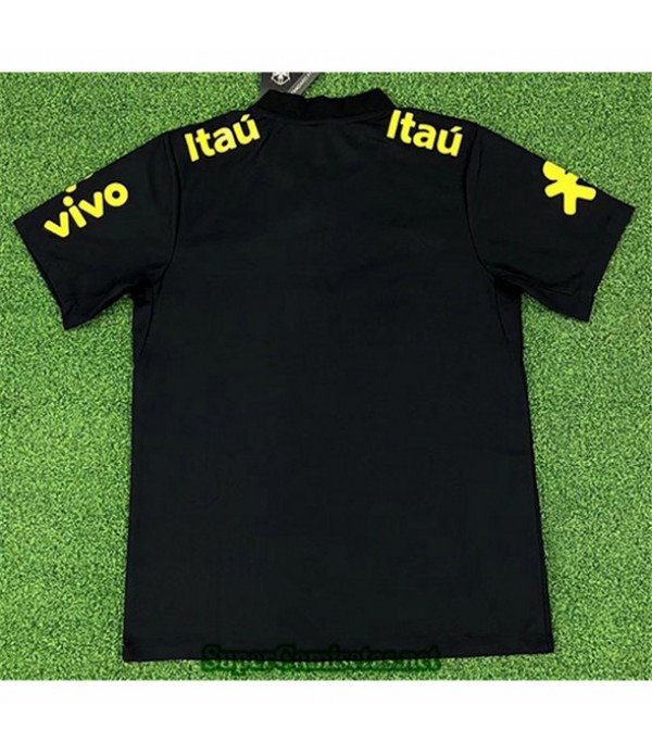 Tailandia Equipacion Camiseta Brasil Entrenamiento Negro 2022 2023