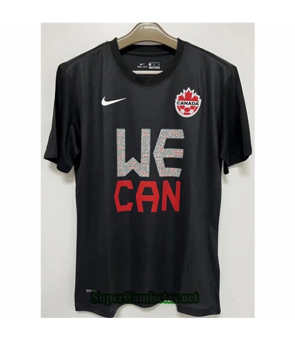 Tailandia Equipacion Camiseta Canada T Shirt Negro 2022 2023