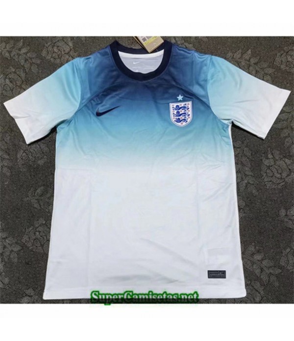 Tailandia Equipacion Camiseta Inglaterra Azul/blan...