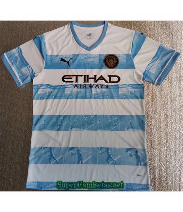 Tailandia Equipacion Camiseta Manchester City Edición Conmemorativa 2022 2023