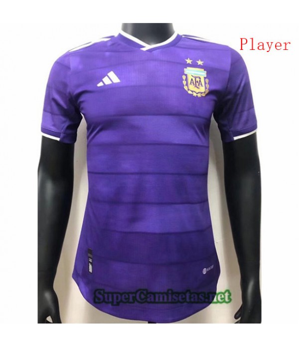 Tailandia Equipacion Camiseta Player Argentina Violet 2022 2023