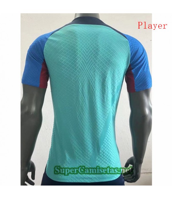 Tailandia Equipacion Camiseta Player Barcelona Entrenamiento Verde 2022 2023