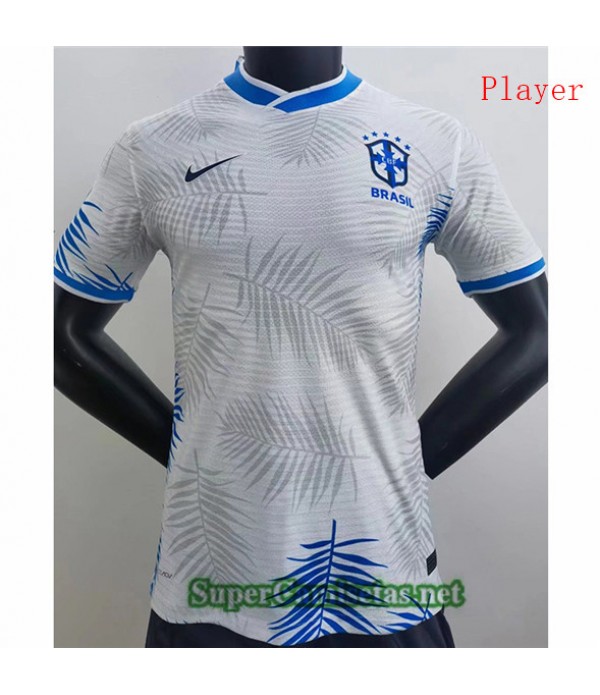 Tailandia Equipacion Camiseta Player Brasil Blanco 2022 2023