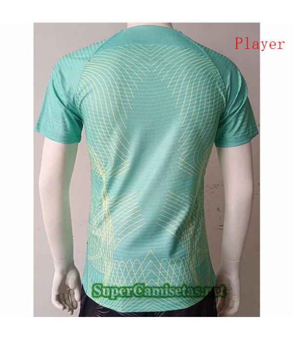 Tailandia Equipacion Camiseta Player Brasil Verde 2022 2023