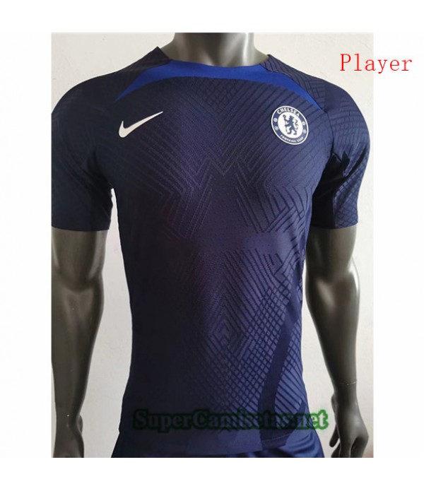 Tailandia Equipacion Camiseta Player Chelsea Entrenamiento Azul 2022 2023